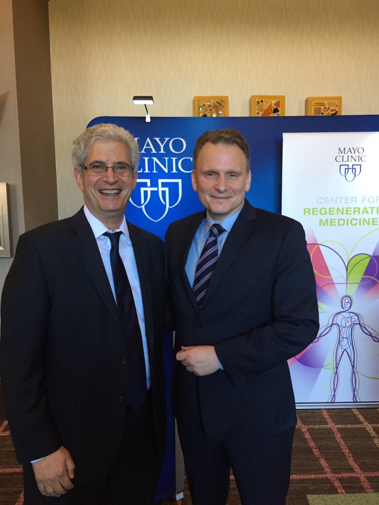 Mayo Clinic has credibility, prestige to be game changer in regenerative medicine, says keynote speaker Bernard Siegel.