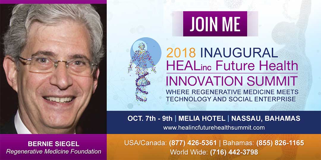 Join Me In The Bahamas October 7-9th 2018 for the 2018 Inaugural HEALinc Future Health Innovation Summit