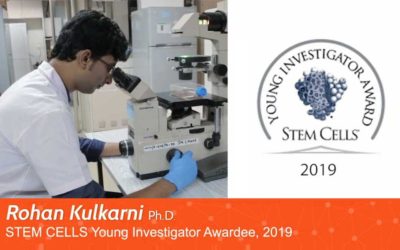 Rohan Kulkarni named winner of STEM CELLS Young Investigator Award