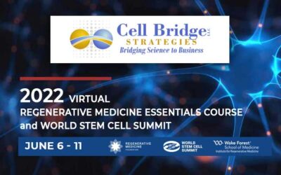 Cell Bridge Strategies Achieves Premier Consultant Firm Status at Virtual World Stem Cell Summit, June 6-11, 2022